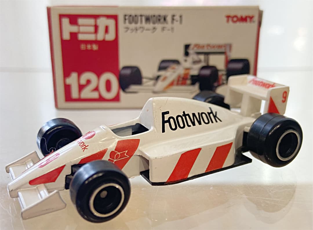 トミカ赤箱No.120 フットワークF1日本製 - メルカリ