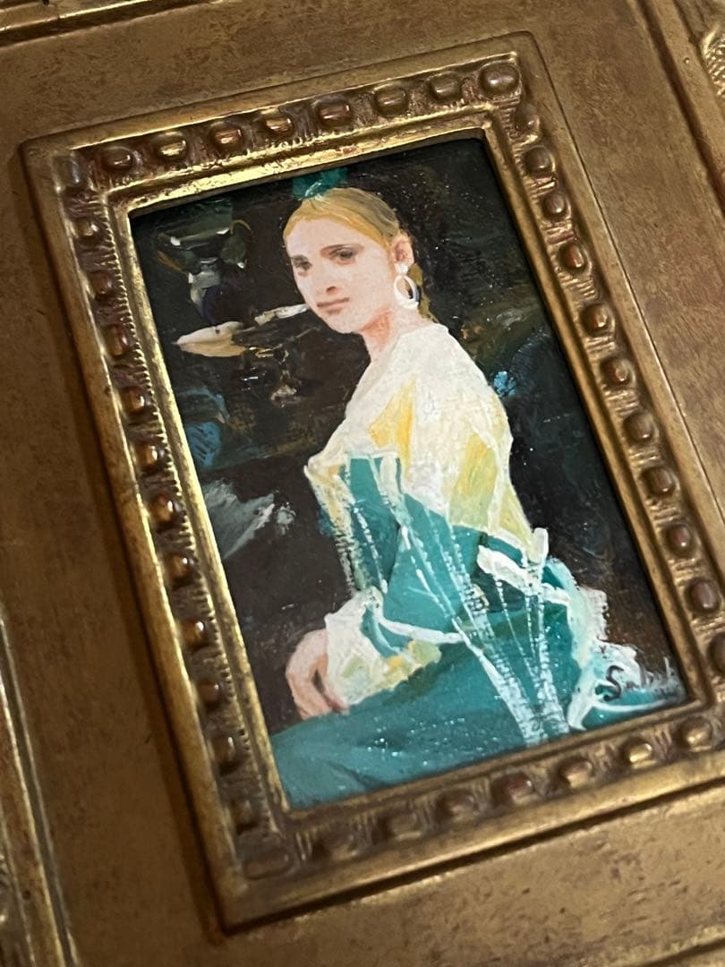 真作 超希少サイズ 巨匠 斉藤三郎 「娘アンビエラス」