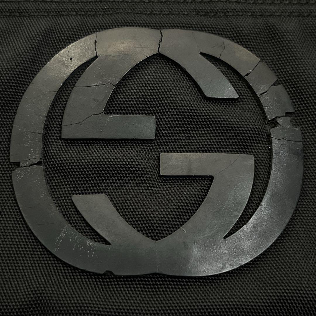 グッチ インターロッキング ショルダーバッグ シェリーライン デカロゴ