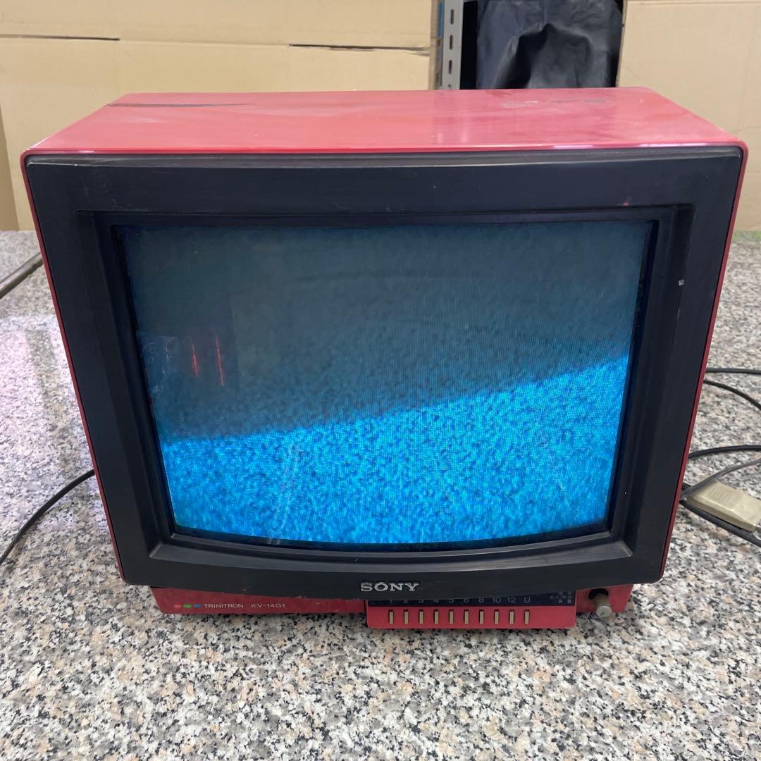 SONY カラーテレビ KV-14G1 ブラウン管 85年製 レトロ家電 格安 - メルカリ