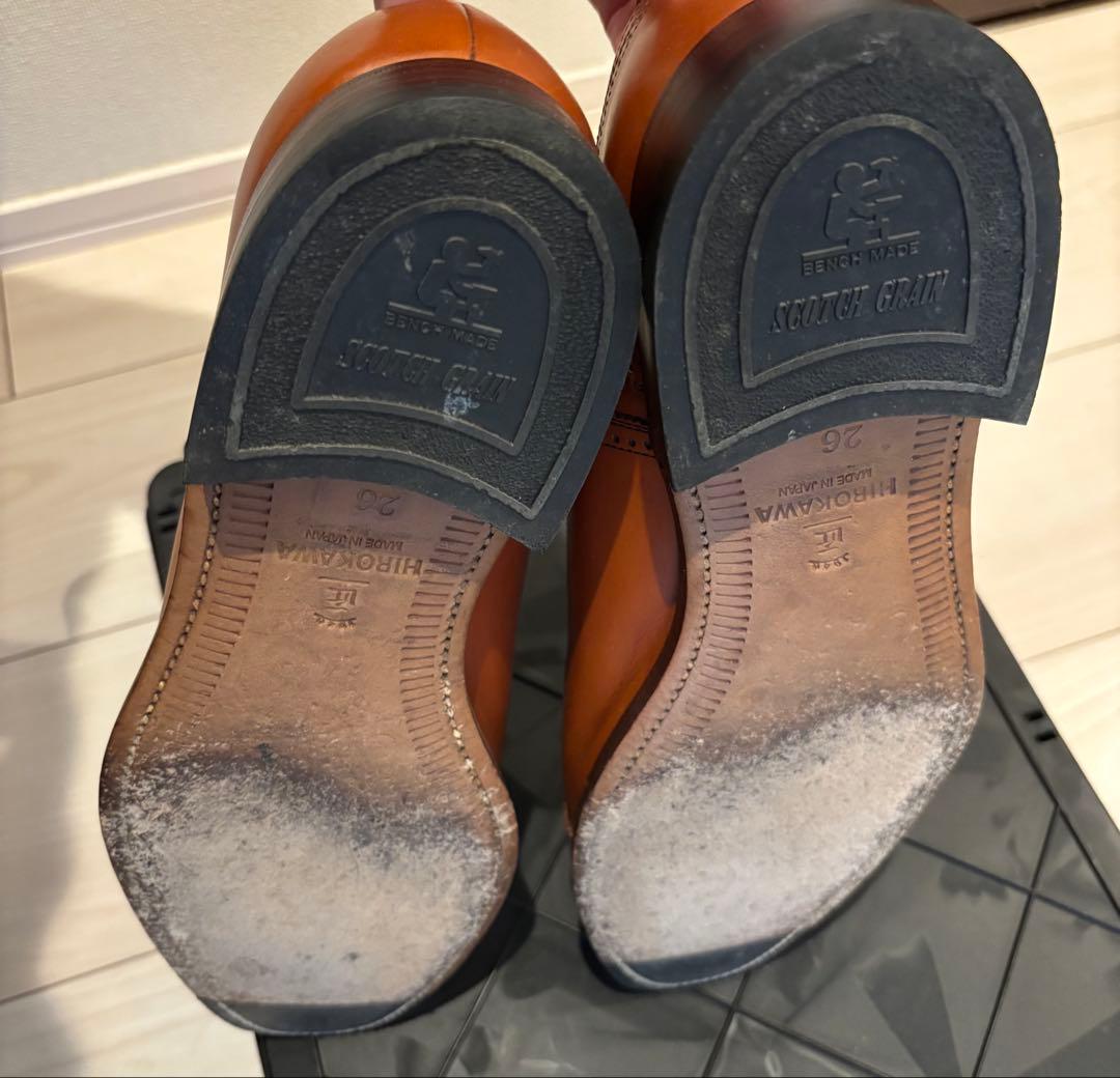 スコッチグレイン 匠 26cm ミディアムブラウン hirokawa - メルカリ