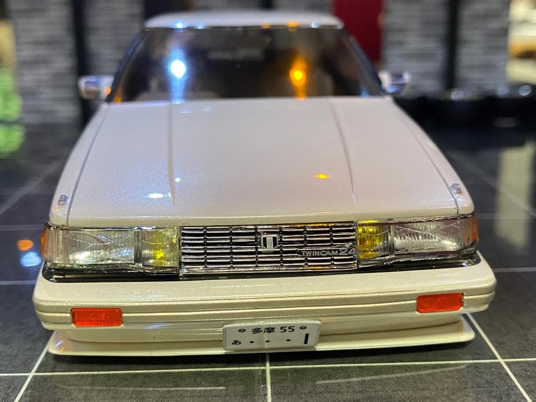 GX71マークⅡタマゴパールリミテッド1/24街道レーサー族車