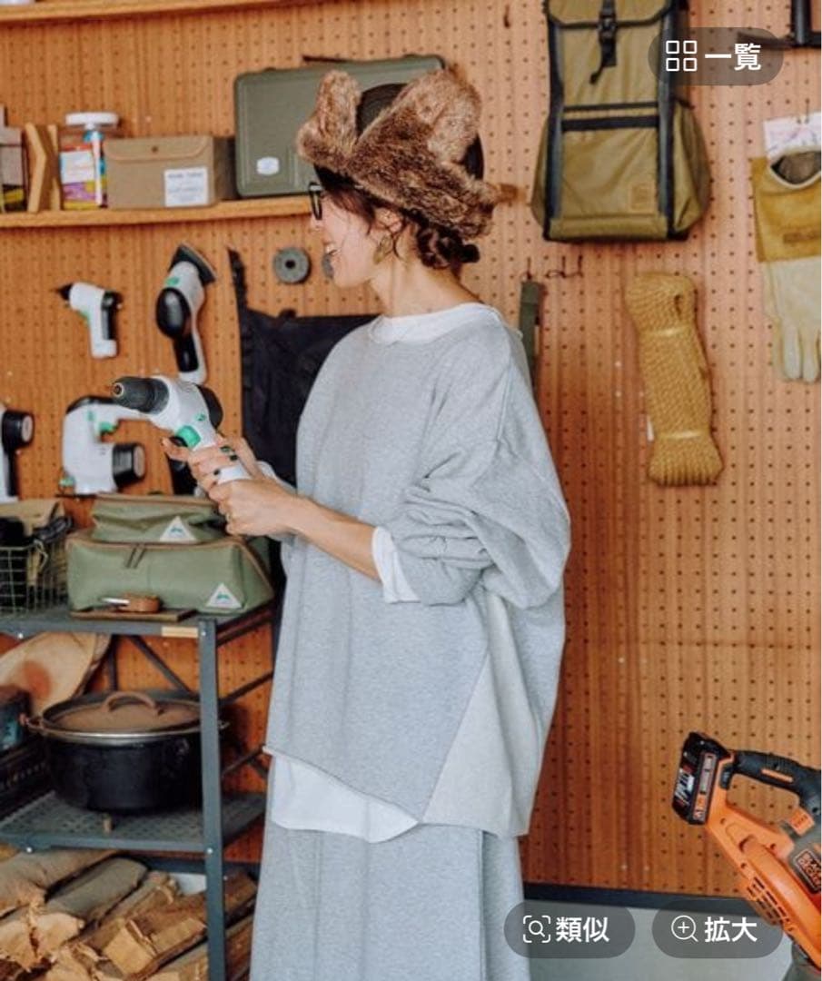 【Make stuff'25】erinko大人なセットプルオーバーM⭐︎新品タグ付