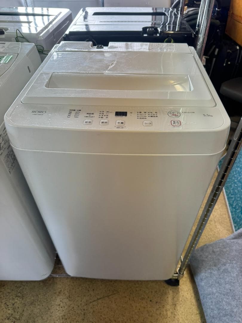 YAMADA　ヤマダ　洗濯機 5.5KG YWM-T55LW 2024年製