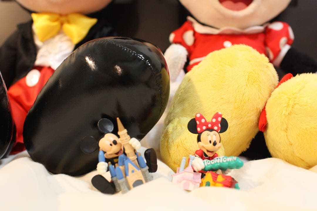 ミッキー 燕尾くん 夢物語 大 ミニー 水玉 ぬいぐるみ S フィギュア
