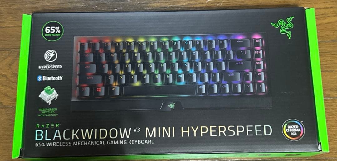 新品 Razer BLACKWIDOW V3 MINI HYPERSPEED Amazon.com: Razer BlackWidow V3 Mini HyperSpeed 65% Wireless