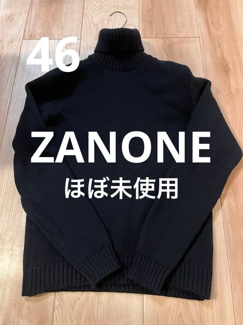 ザノーネ ZANONE ヴァージンウール100% ネイビー ニット サイズ46 ZANONE / ザノーネ】 Crew Neck Sweater クルーネックセーター VIRGIN