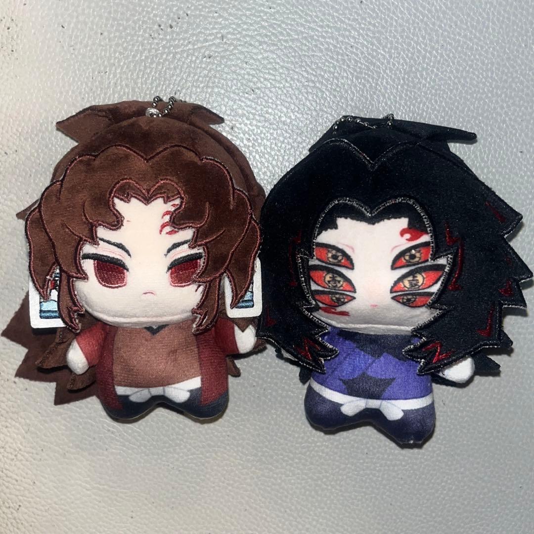 鬼滅の刃 黒死牟 よりいち ぬいぐるみ ストラップ 10cm マスコット