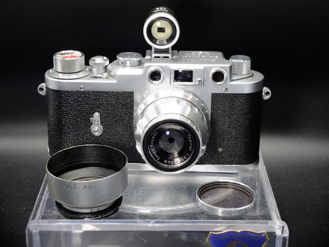 レオタックスK型／トプコール 5c㎜f3.5フード付【実写確認済整備品