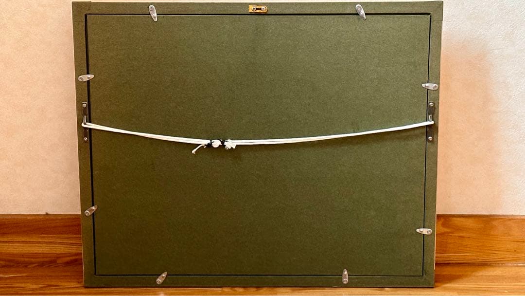 □今年は馬年 可愛い馬 証明書付 油絵 作品名:激走馬ハブノマッスル F4