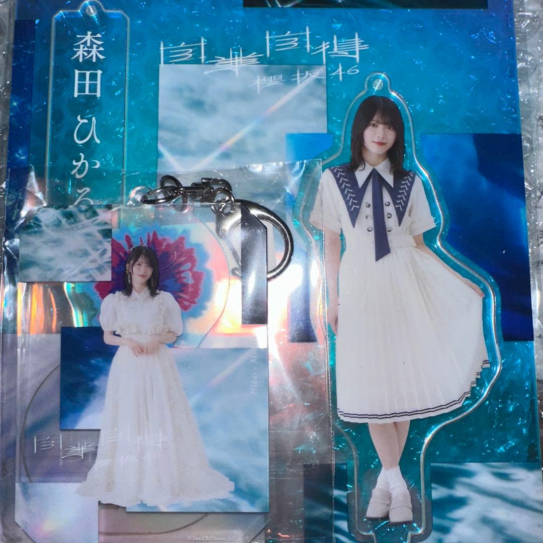 櫻坂46 森田ひかる アクリルスタンド アクリルキーホルダー 自業自得