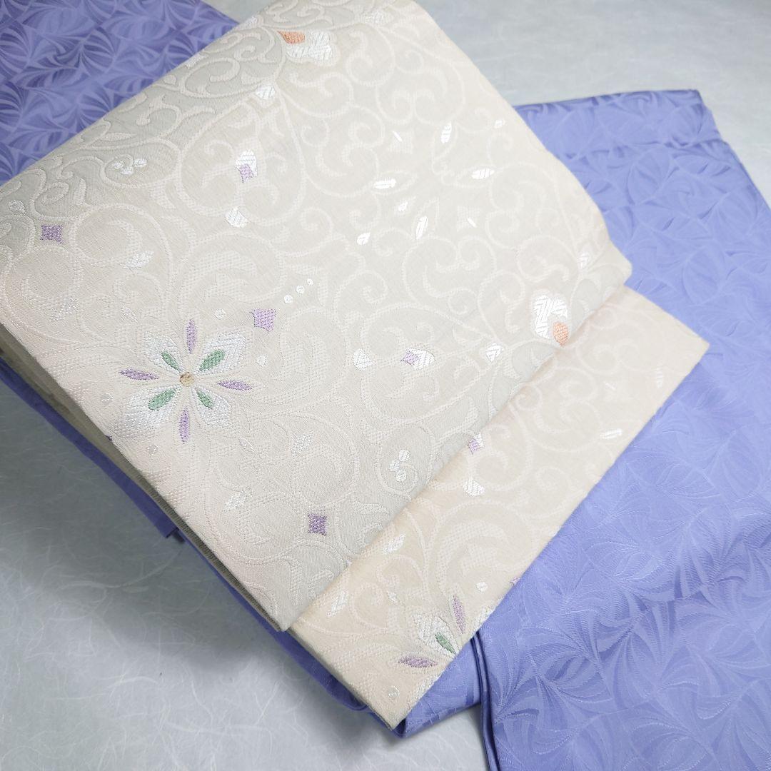 正絹 袋帯 弥栄織物謹製 ぜんまい ヨーロピアン図案 未使用品 スリー