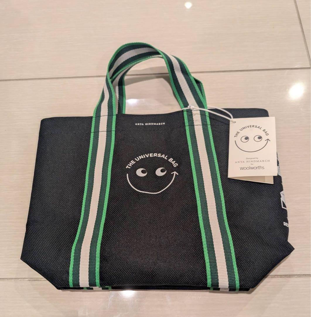 希少！アニヤハインドマーチ ユニバーサルバック 黒 miniサイズ 新品未