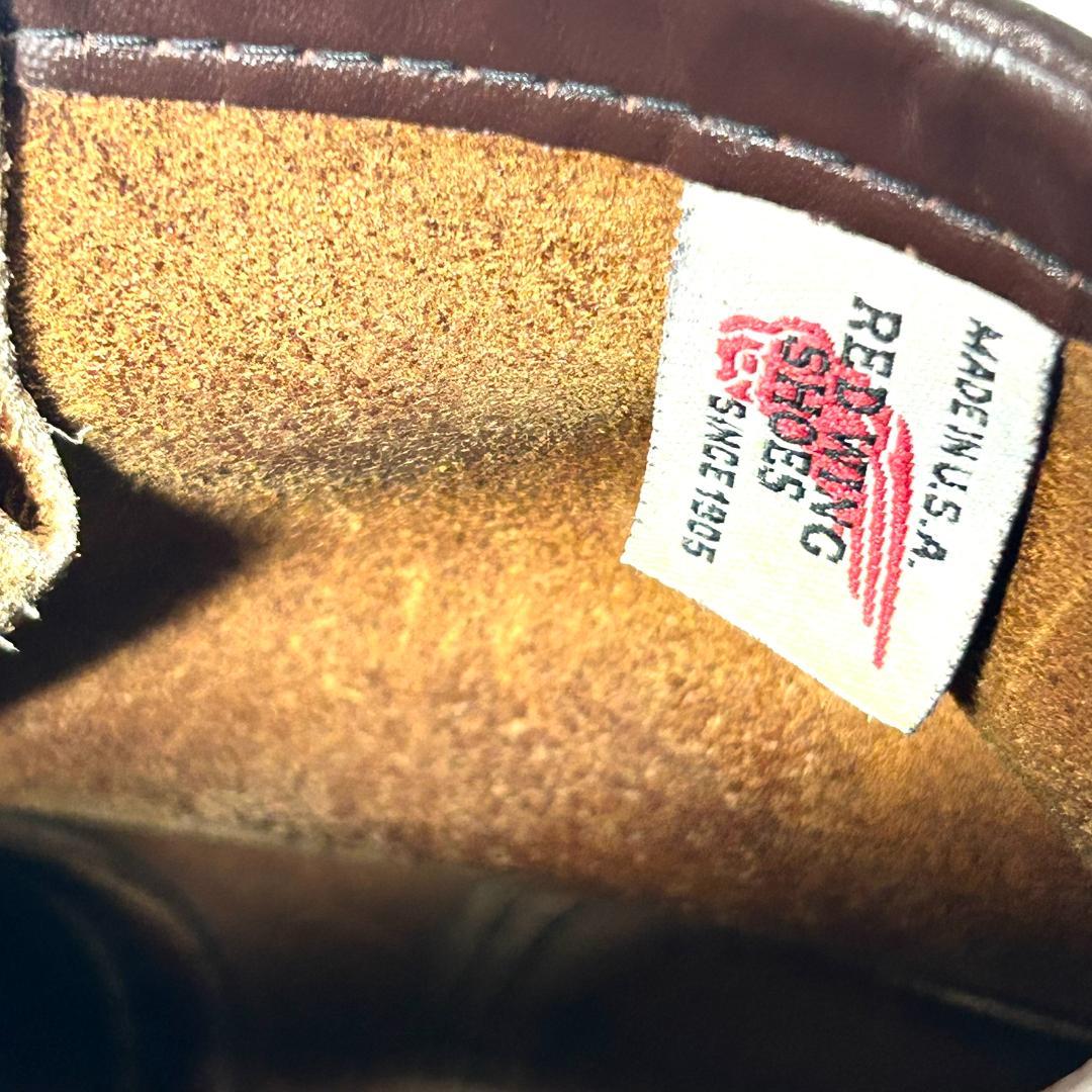 レッドウィング　875　26.5cm アイリッシュセッター　モックトゥ　ブラウン