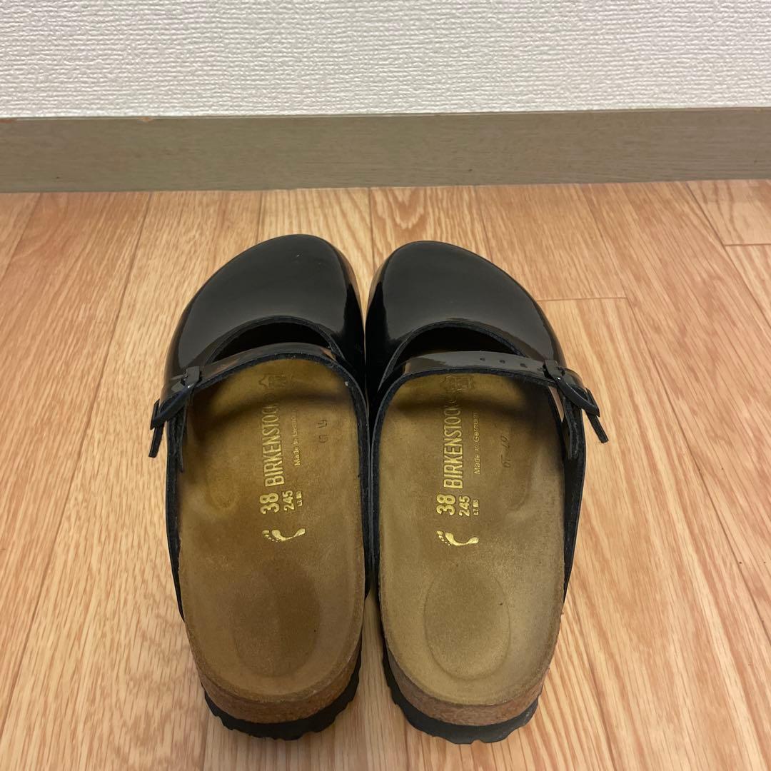 廃盤モデル　BIRKENSTOCK ローズマッド　エナメル38 24.5cm