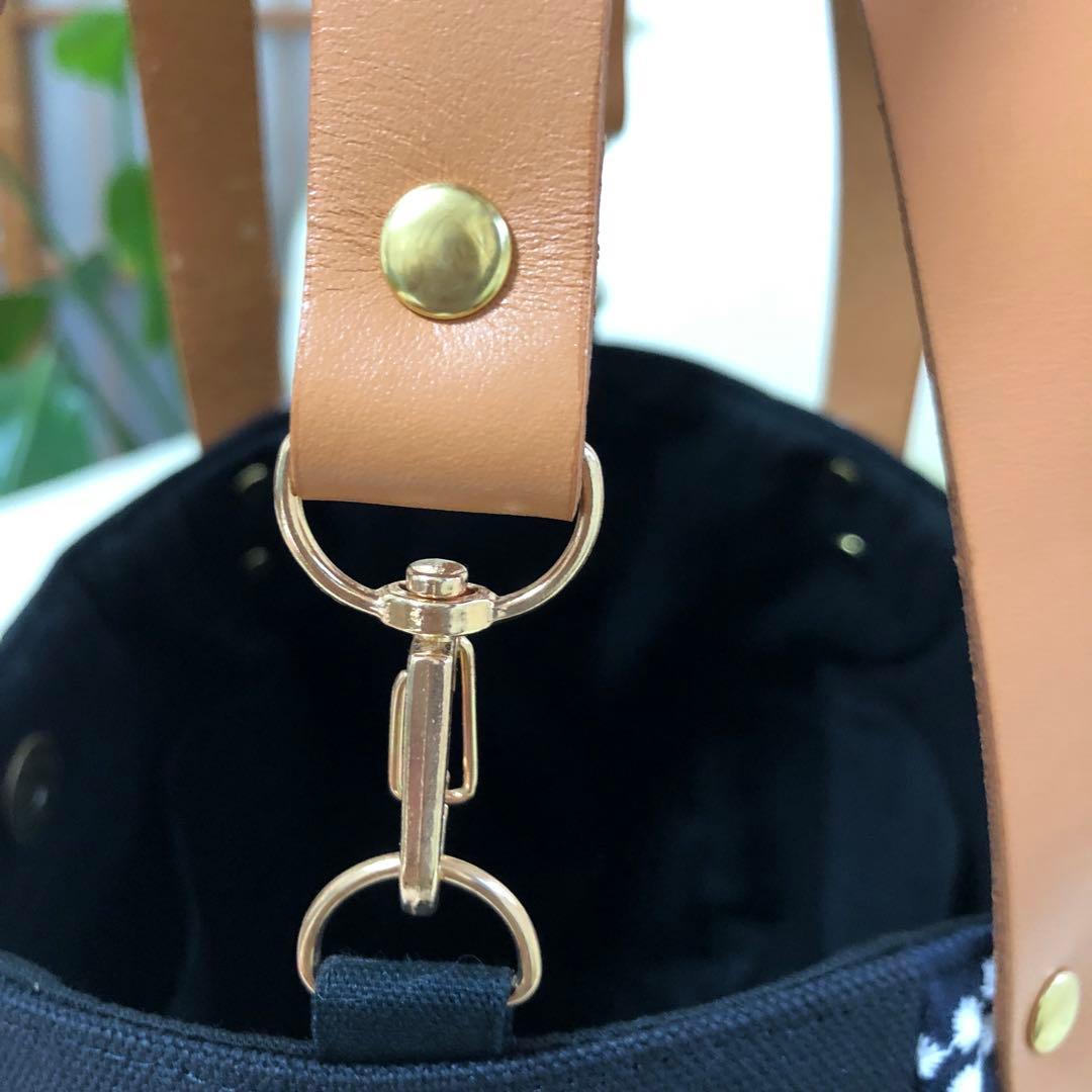 バルーンバッグ（M）ミナペルホネン 《タンバリン&choucho》ヌメ革