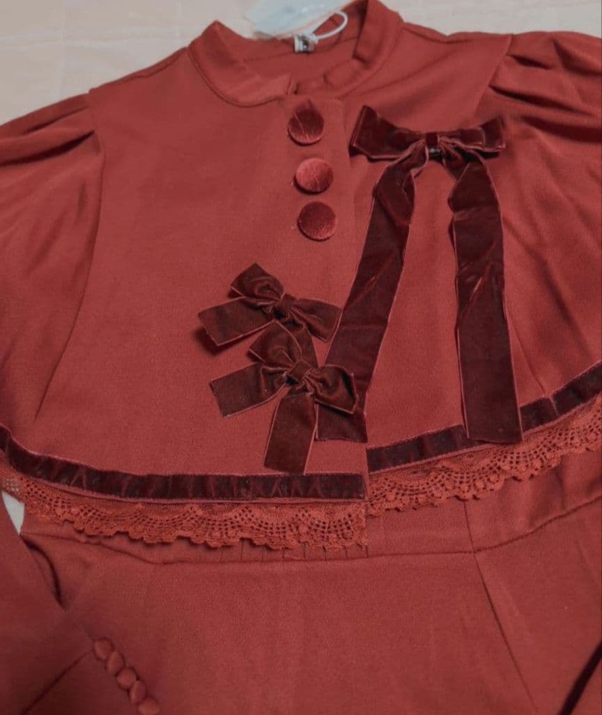 ゴスロリ ロングドレス ブラック ロリータ ワンピース ポンチョ クラロリ