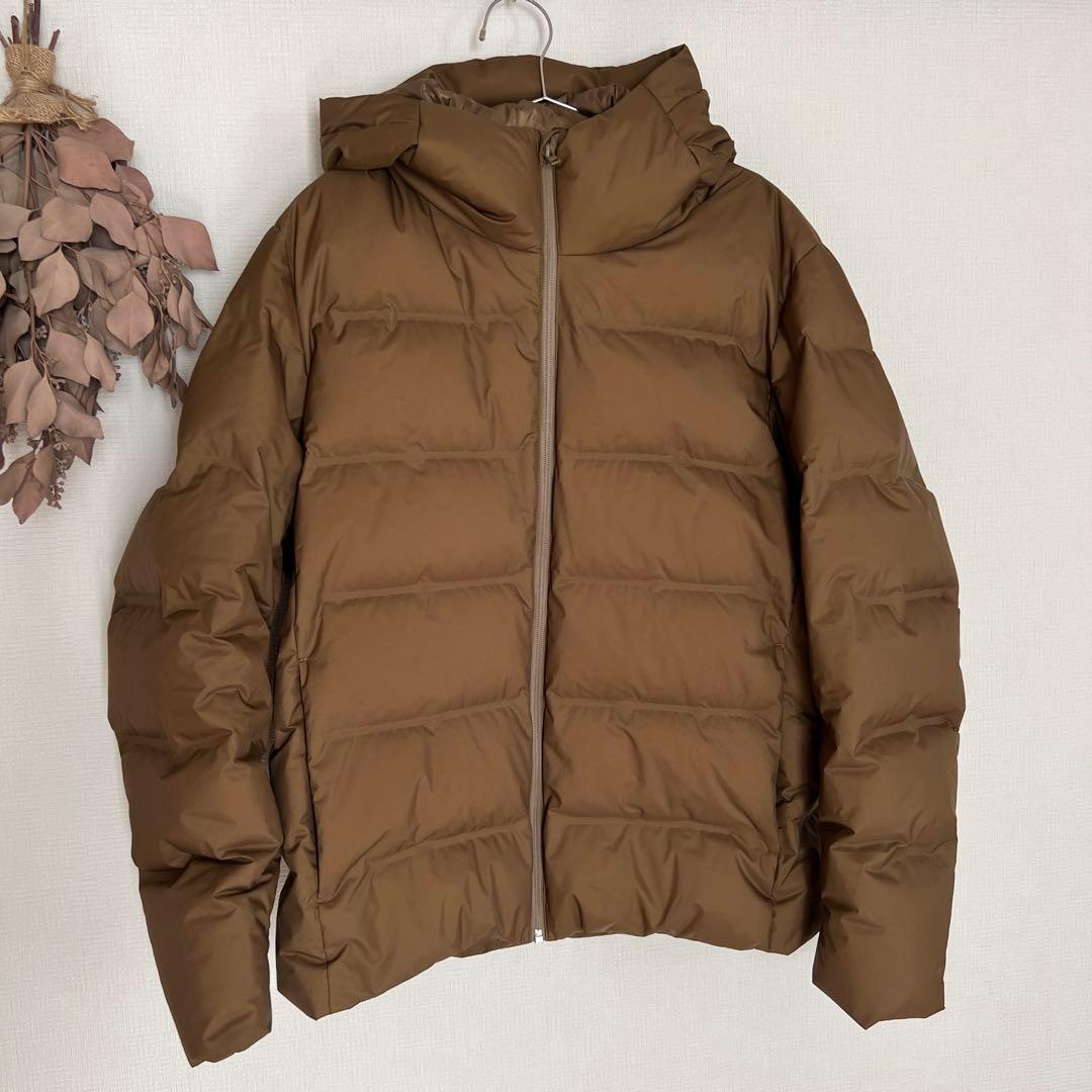 UNIQLO ユニクロ シームレスダウンパーカー ブラウン キャメル XXL