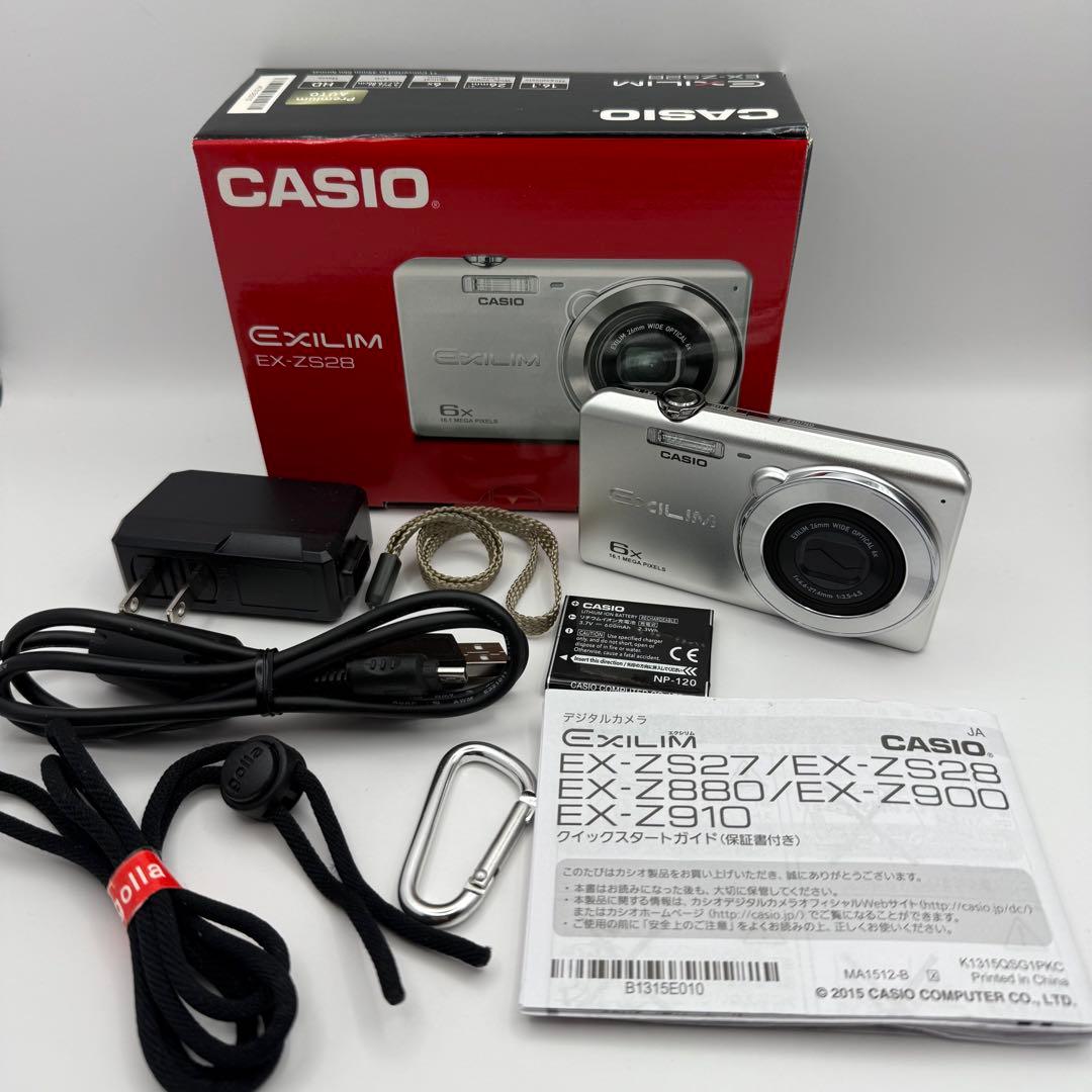 田中 様 CASIO カシオ EXILIM EX-ZS28 シルバー 可動品. - メルカリ