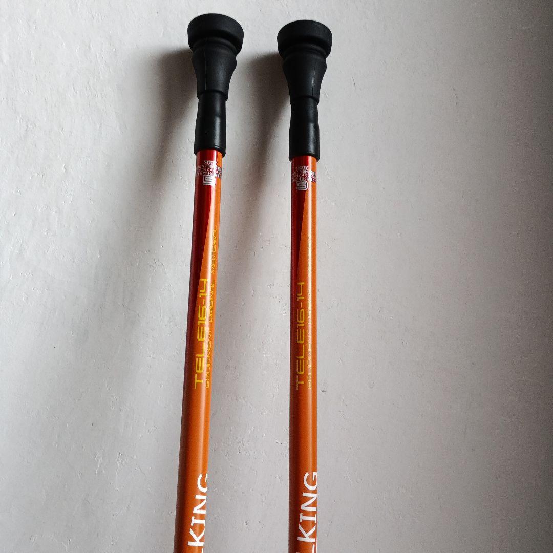 カワハラウォーキング/カワハラポール /赤 - メルカリ