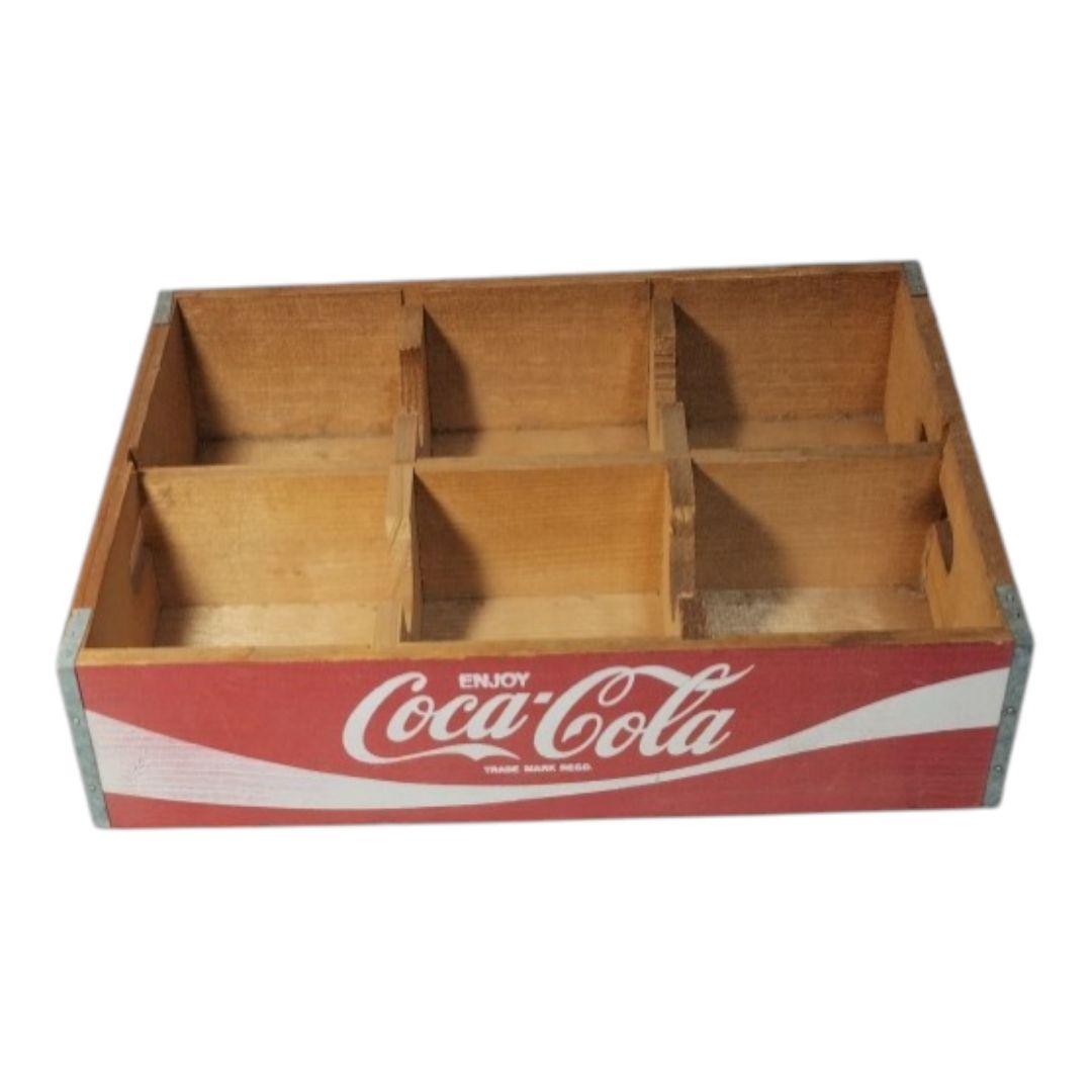 Coca-Cola レトロ木製収納ボックス コカ・コーラ 木箱 アンティーク