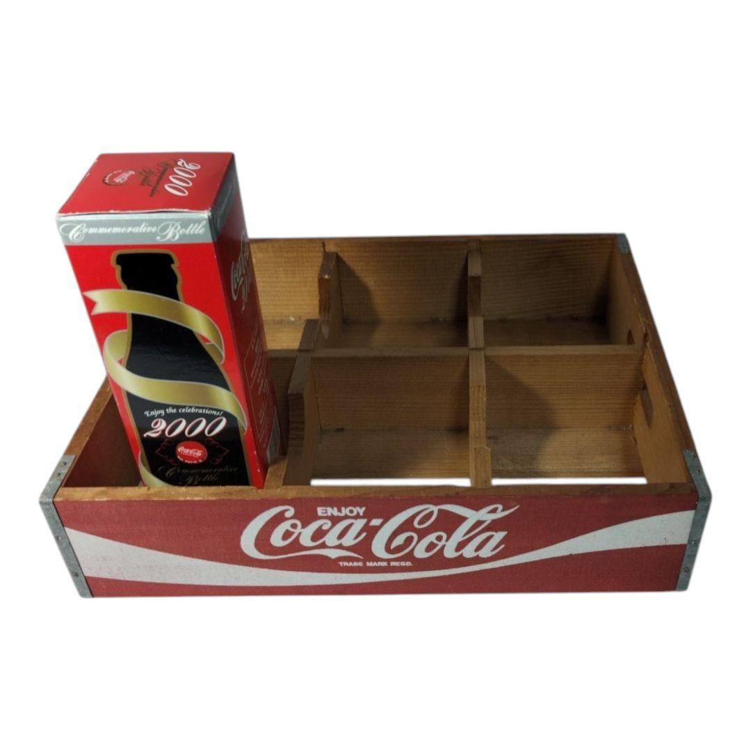 Coca-Cola レトロ木製収納ボックス コカ・コーラ 木箱 アンティーク