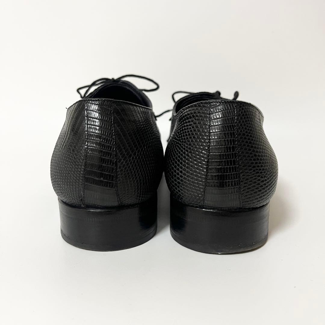 ヴェルサーチ　革靴　リザード　ビジネスシューズ　メデューサ　25.5cm