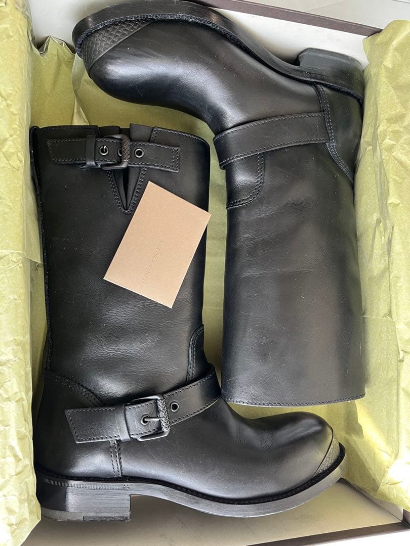 bottega veneta ロングブーツ　size37 2/1 Bottega Veneta James Leather Knee-High Riding Boots - Bergdorf Goodman
