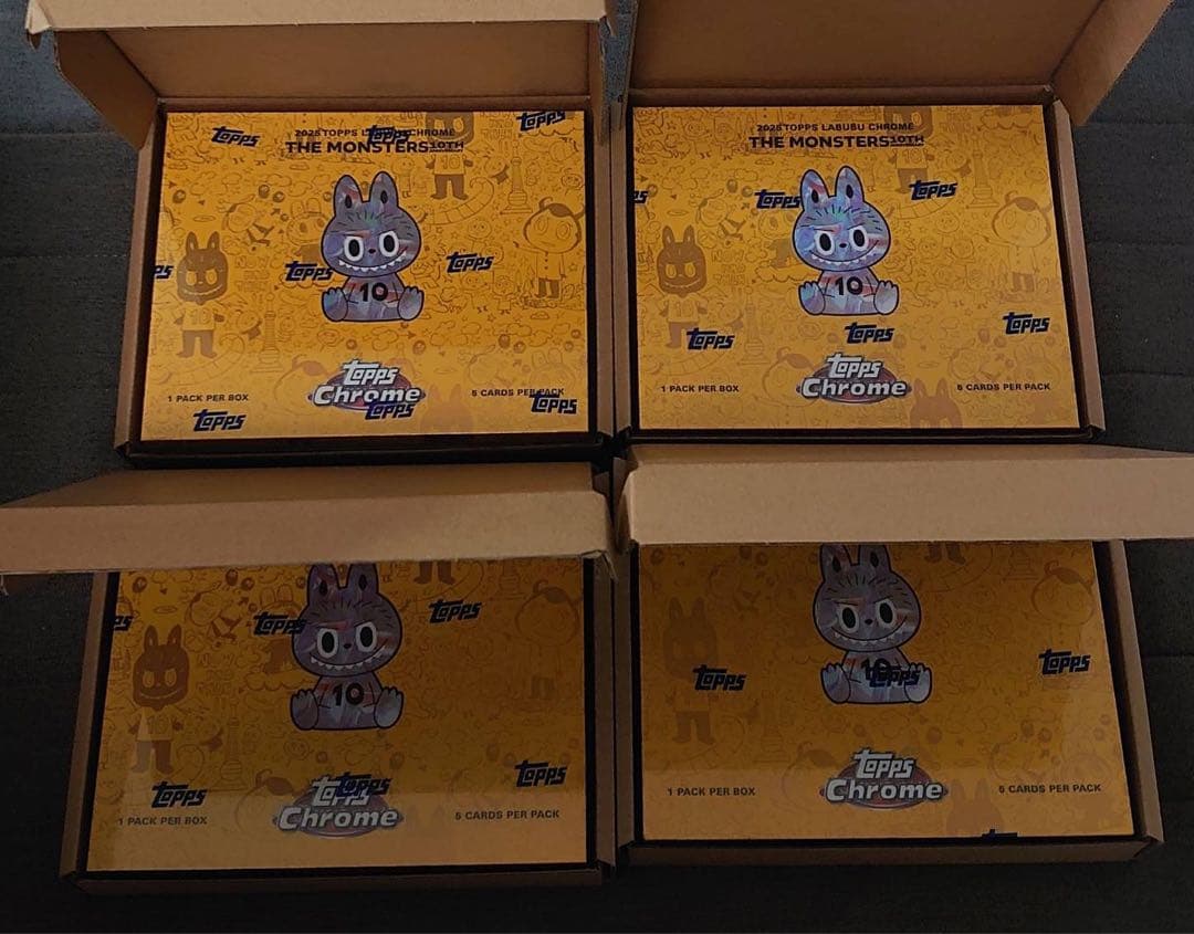 ラブブ トレカ未開封4BOX シュリンク付き - メルカリ