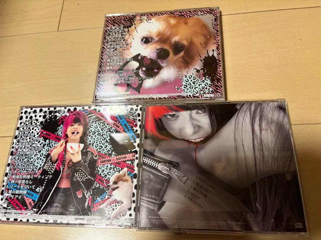 ナックルチワワ 3CD 、1ステッカー 、1パッチ