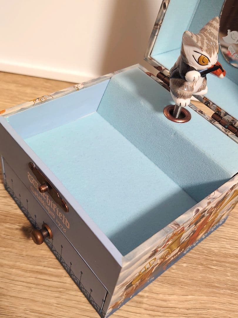 猫のダヤン オルゴール わちふぃーるど オルゴールBOX 小物入れ