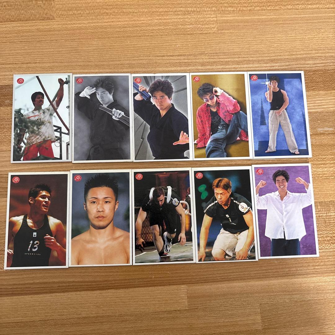 筋肉番付 メンコカードセット 10枚 ケインコスギ多め - メルカリ