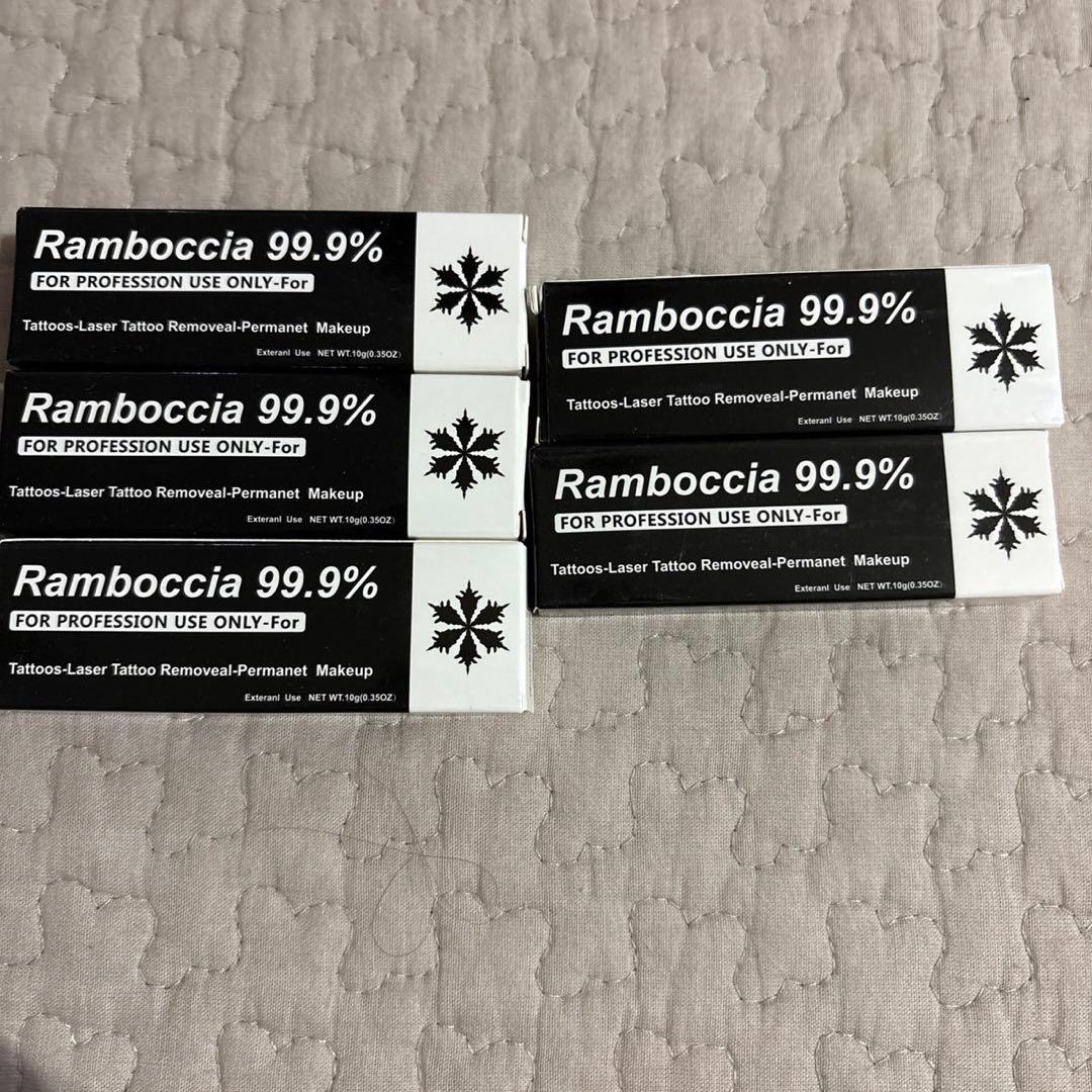 Ramboccia 99.9% タトゥー 麻酔クリーム アートメイク 5本セット