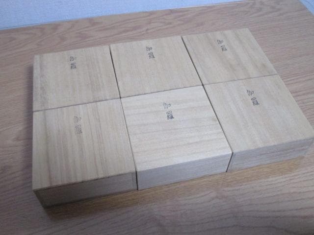 逸品　大名家傳來香　元蔵　浅野家　伽羅　香木　共箱付　六点　総重量：115.1g