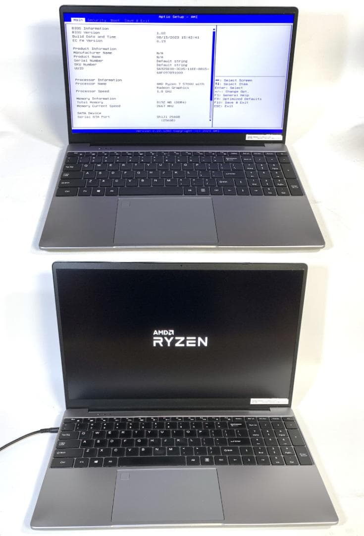 Ryzen7 5700U M.2 SSD Win11 Pro 2.5K 使用少