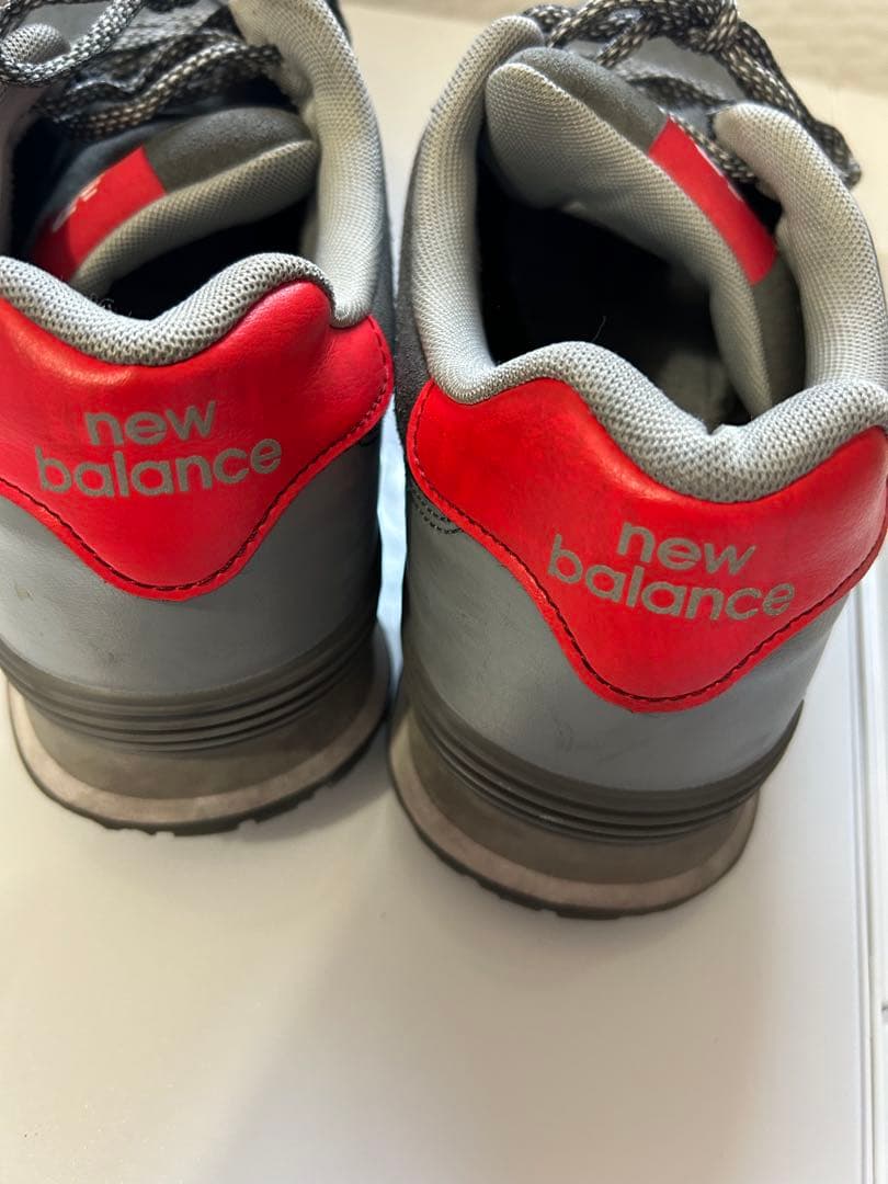 ら*ー様 New Balance 安全靴 限定色 グレー/レッド 26.5cm