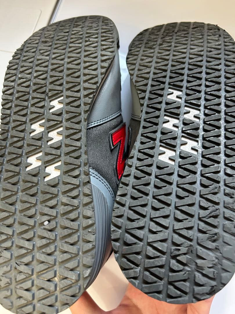 ら*ー様 New Balance 安全靴 限定色 グレー/レッド 26.5cm