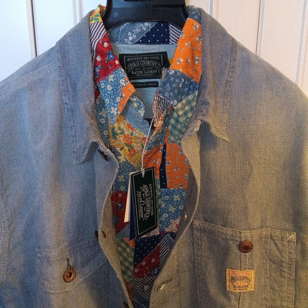 希少】新品ポロカントリー ラルフローレン パッチワークジャケット