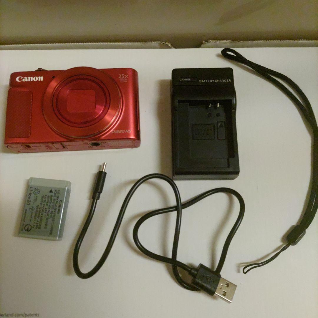 Canon SX620 HS レッド 25倍ズーム - メルカリ