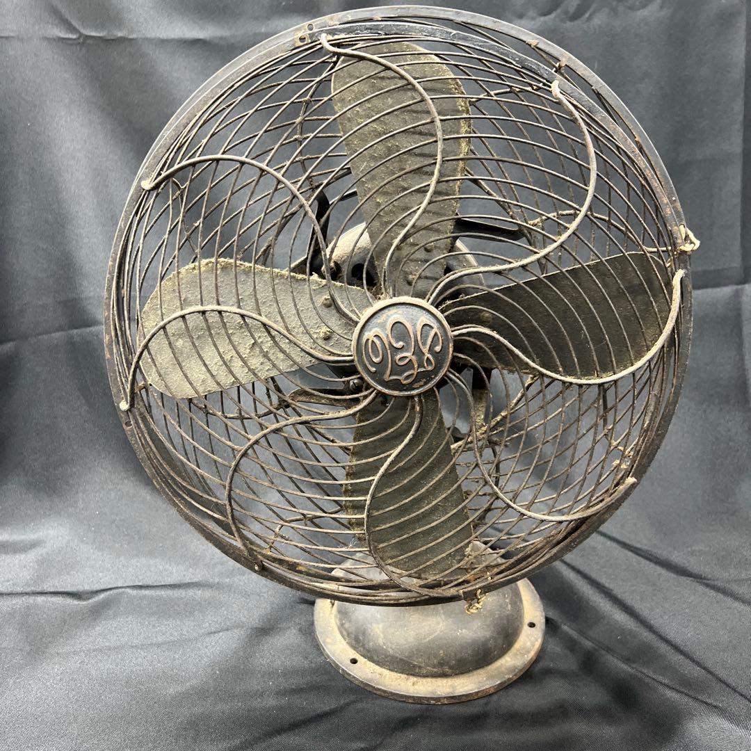 H2【used】ジャンク品 レトロ扇風機 インテリア 鉄製 昭和レトロ