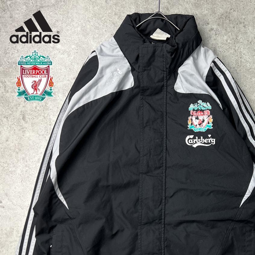 00s アディダス adidas リバプール ナイロンジャケット ベンチコート
