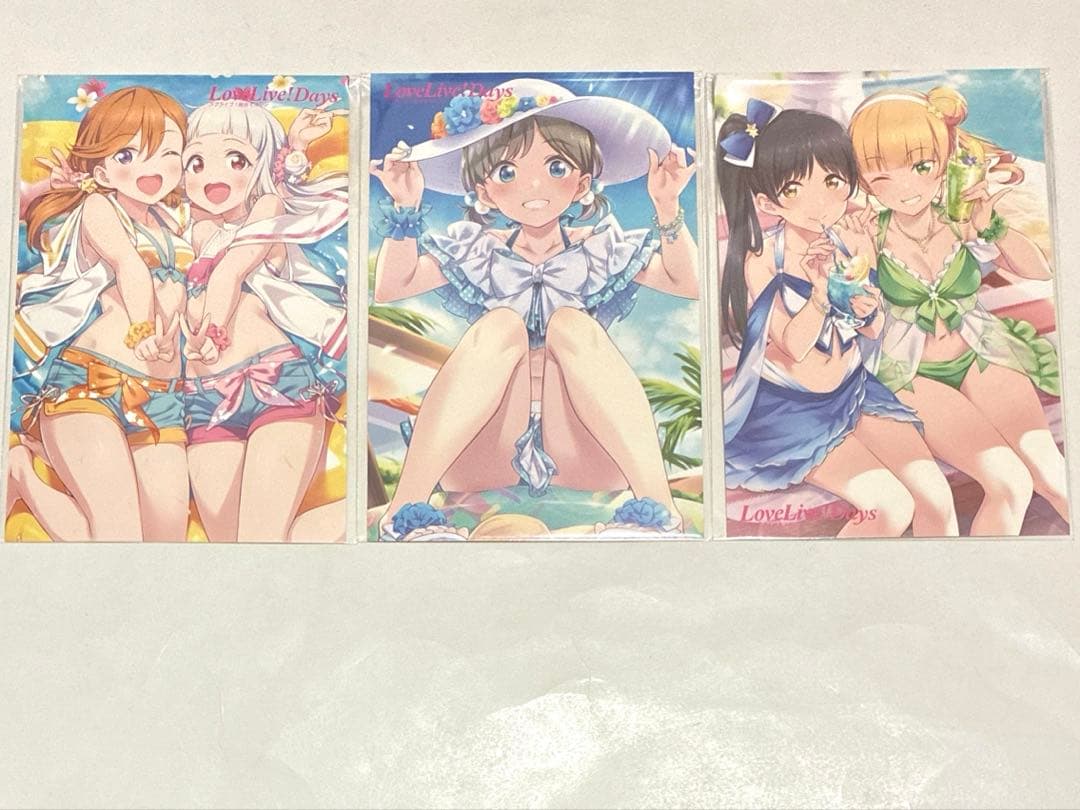 ラブライブ！ LoveLive!Days 定期購読 特典ポストカード 3枚セット