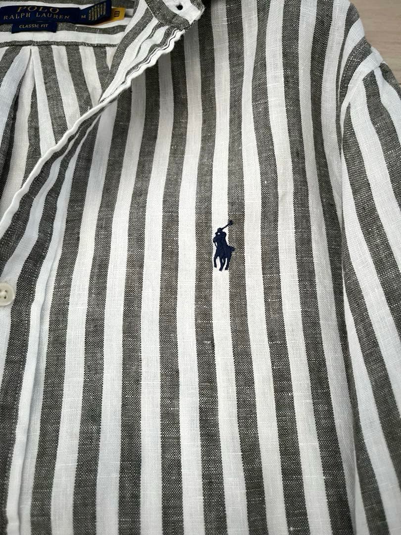 POLO RALPH LAUREN(ポロラルフローレン) リネンシャツ麻ボーダー