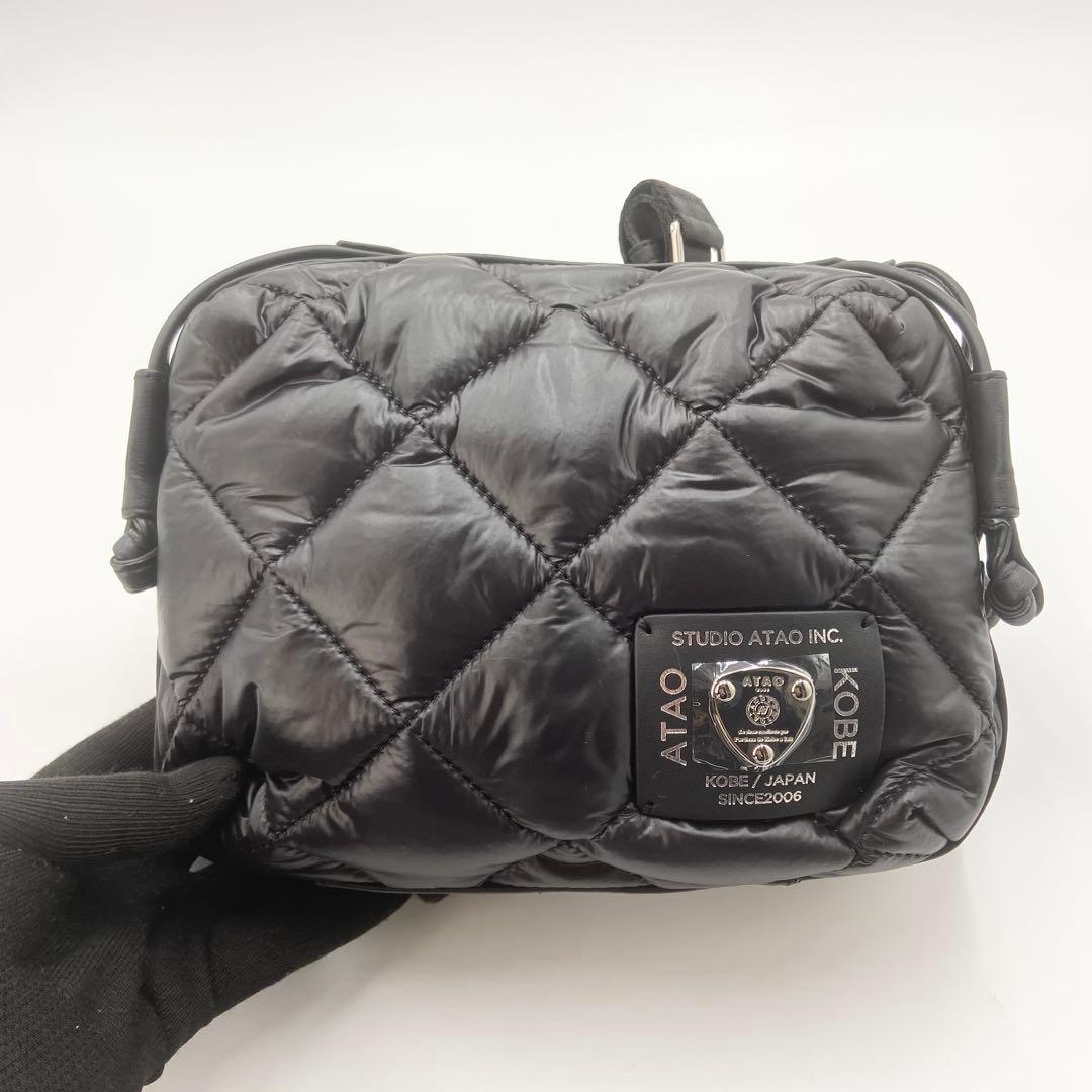 新品未使用 ATAO アタオ コラッツァ ショルダーバッグ キルティング 黒