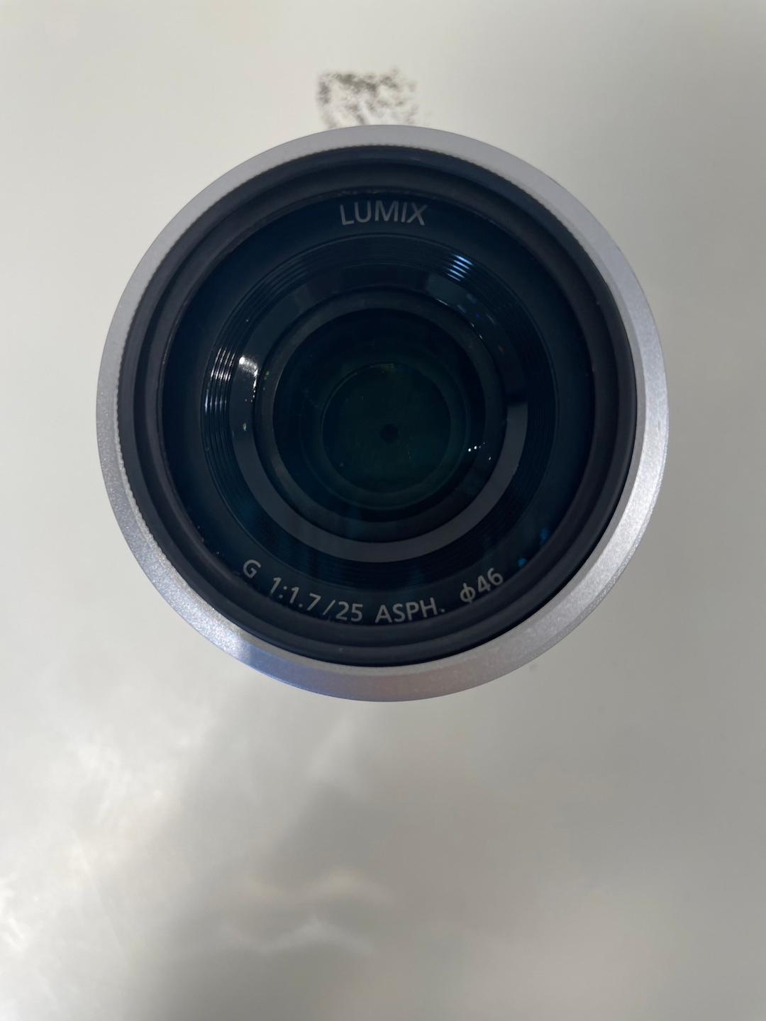 パナソニック 単焦点レンズ G 25mm/ F1.7 ASPH. シルバーパナソニック