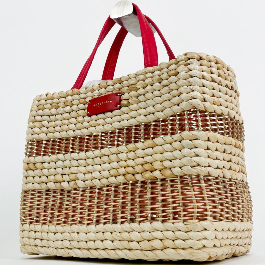 ✨極美品✨アンテプリマ チェストワイヤー ストロー かごバッグ MISTO