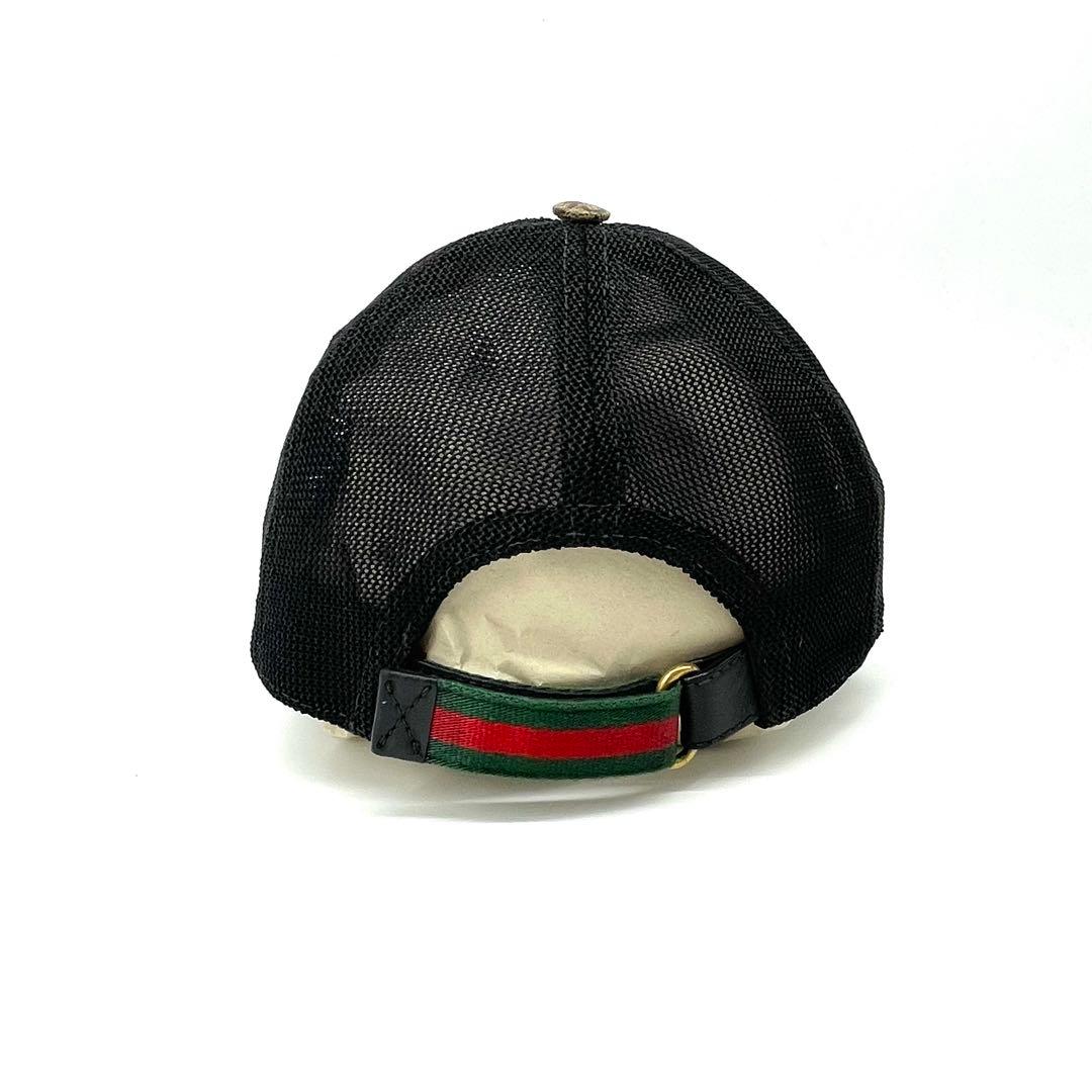 グッチ✨ベースボールキャップ GGスネーク メッシュ 蛇 帽子 シェリー