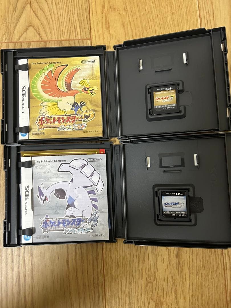 ポケットモンスター ハートゴールド・ソウルシルバー 2本セット 動作