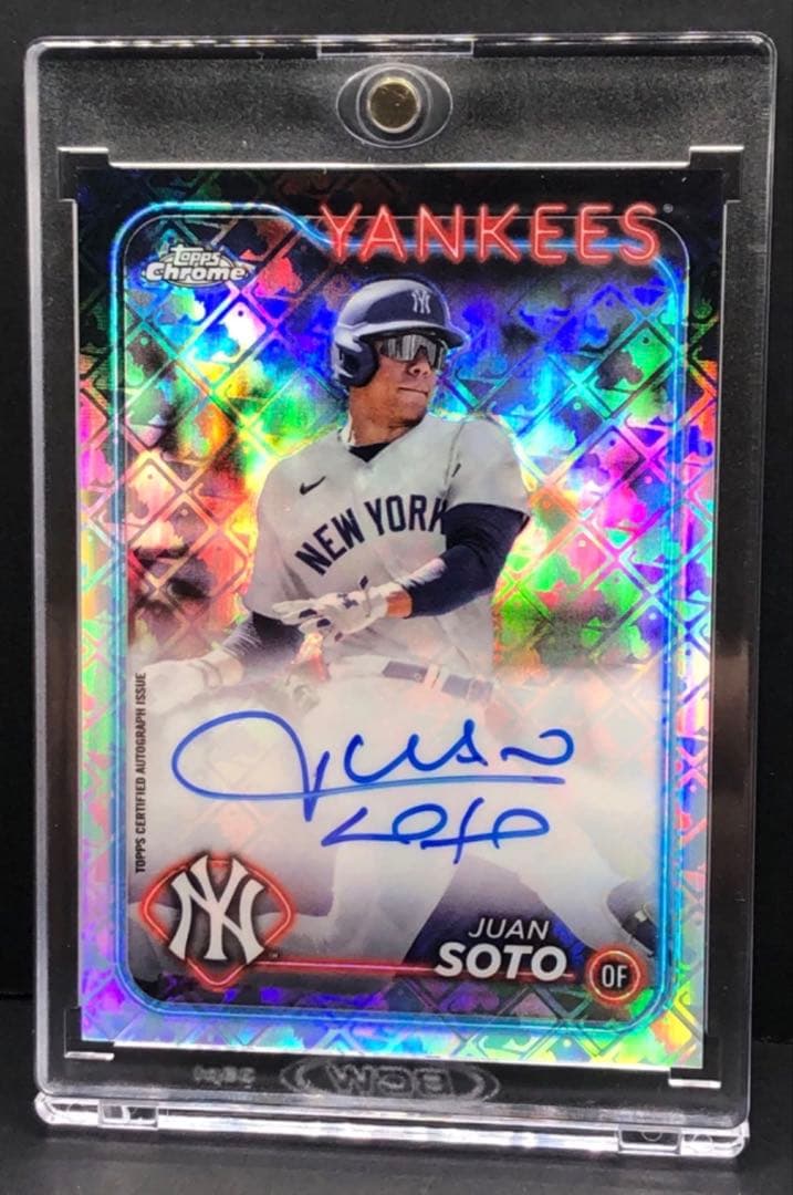 juan soto yankees auto フアン・ソト 直筆サイン - メルカリ