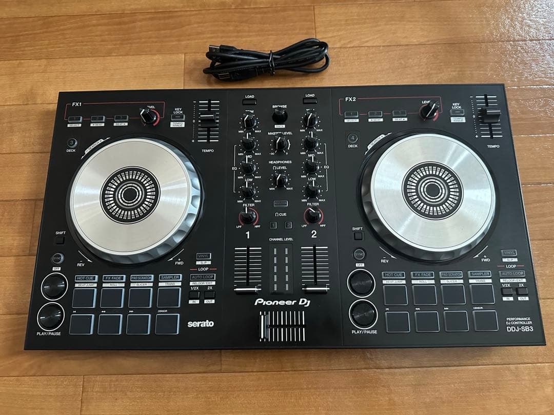 Pioneer DJ DDJ-SB3 コントローラー DDJ-SB3 2-channel DJ controller for Serato DJ Lite (black
